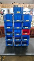 16 stackable storage bins