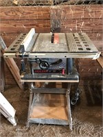 Skill Light Weight 10" Table Saw With Stand