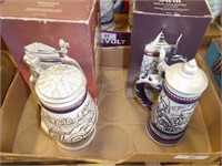 2 Avon steins