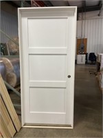36" x 6'8" LH 3 Panel Shaker Style Interior Door