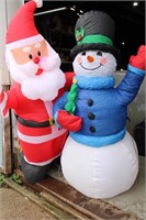 6ft Santa & Snowman & Santas Reindeer Rides