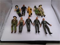 (10) 80s era Action FIgure Toys *Soldiers/Jungle*