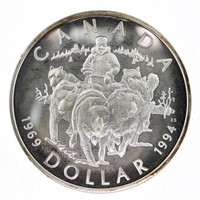 Canada 1969-1994 Sterling Silver Proof Dollar