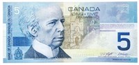 Bank of Canada 2002 $5 OLMSTEAD ORIGINAL GEM UNC