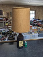 Lg. Seagram's Canadian Whiskey Bottle Lamp