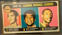 NBA 1970 Topps #LL2  West , Alcindor & Hayes