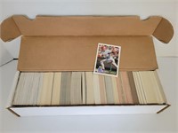 Box of MLB baseball cards