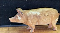 Vintage Cast Iron Piggy Penny Bank