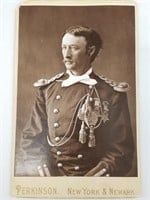 Antique photo of Thomas Custer two time medal of h