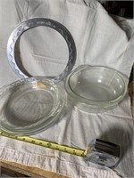 Pyrex Baking Lot and Pie Crust Shield