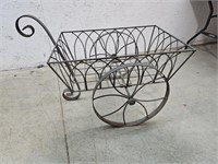 Iron flower cart 28"22"19"