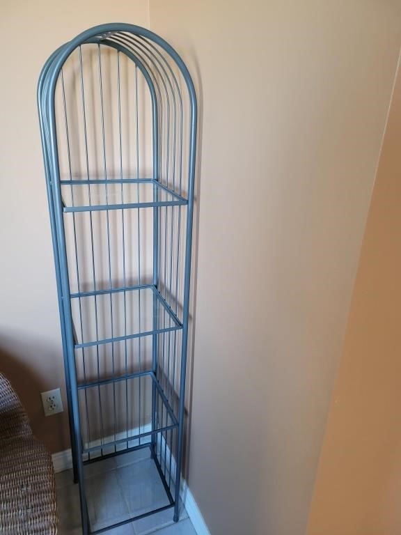 Metal and glass rack