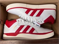 NIB Adidas Tyshawn Mid White Scarlet