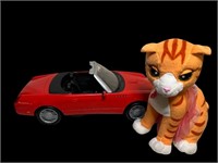 Barbie Lot with Car and Plush Barbie Cat