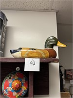 Vintage Solid Wood Duck