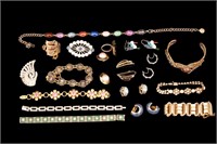 Trifari, Damascene, and Vintage Jewelry