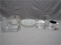Assorted Lot Of Glass/Kitchen Items
