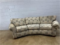 Flexsteel Curved Sofa
