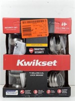 NEW Kwikset Security Door Knob/Lock Set (Silver)