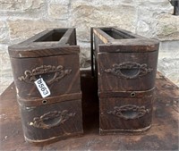 ANTIQUE SEWING CABINET DRAWERS