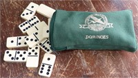 Eddie Bauer Dominoes Set in Canvas Bag