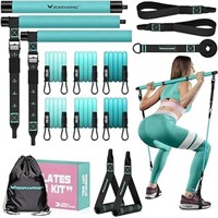 Pilates Bar Kit With Resistance Bands,
