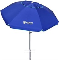 Ammsun 7 Foot Heavy Duty High Wind Beach Umbrella