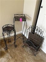 Plant Stands & Magazine Stand