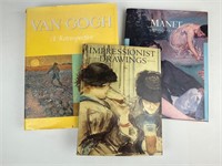 Art books Van Gogh Manet
