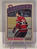 Peter Mahovlich 1976/77 Card NRMINT +