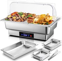 Electric Chafing Dish  9 QT Full Size with 4
