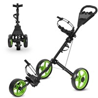 E7786  MaxKare Golf Cart, 3 Wheels, Green