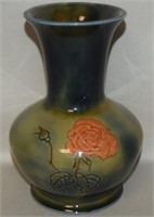 Wade Porcelain Mourne Green Rose Vase 7.5"