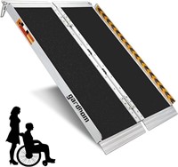 Wheelchair Ramps 4ft, Gardhom 800lbs Aluminum