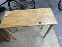 Wooden Table 42"L x 35-1/2"H x 18"W