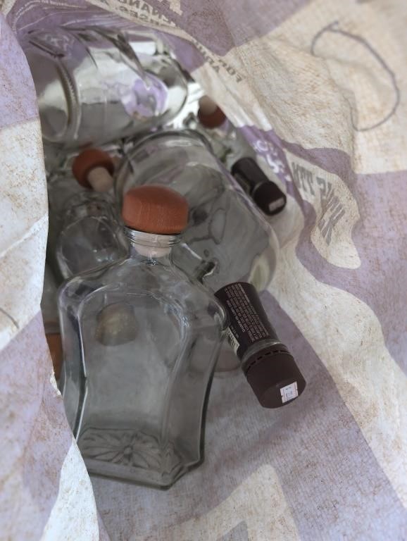 Bag of liquor jars