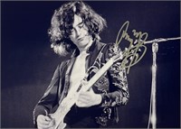 Autograph COA Jimmy Page Photo