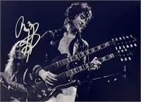 Autograph COA Jimmy Page Photo