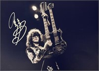 Autograph COA Jimmy Page Photo