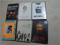 6 DVD's Rock and more