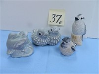 (4) Isabel Bloom Bird Design Pieces