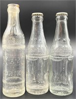 Antique Md & Va Soda Water & Kayo Bottles