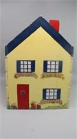 Country Cute Painted Wood Magazine/Book Holder