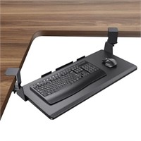 HUANUO Keyboard Tray Under Desk, Ergonomic Corner