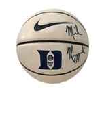 Coach Mike Krzyzewski signed Duke University baske