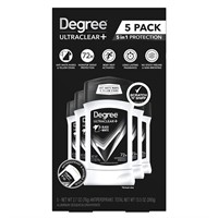 Degree Men UltraClear+  2.7 oz  5-count