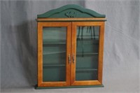 Wall Mount Wooden Display Cabinet
