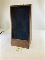 Wooden Table Top Display Cabinet