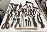 Vintage Tool lot w/ tin snips