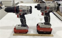 Porter Cable impact & drill drivers